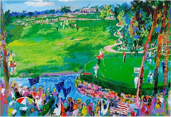 Leroy Neiman the 37th Ryder Cup